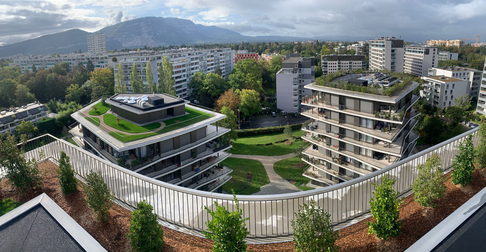 ETICO Toiture vegetalisee intensive accessible Geneve